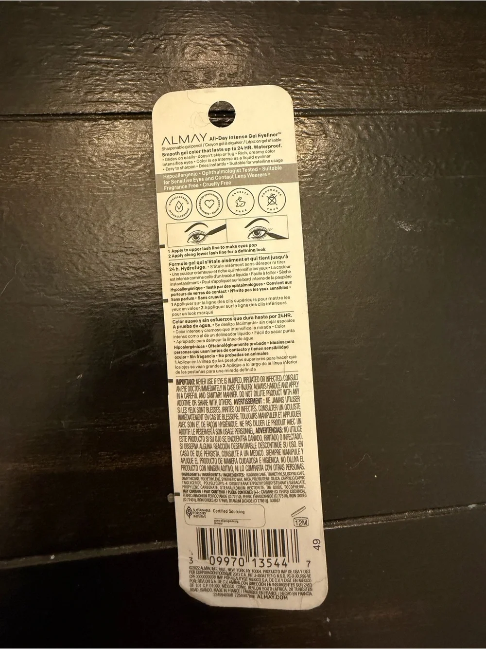 NWT Almay Gel Eyeliner - 150 Evergreen Green